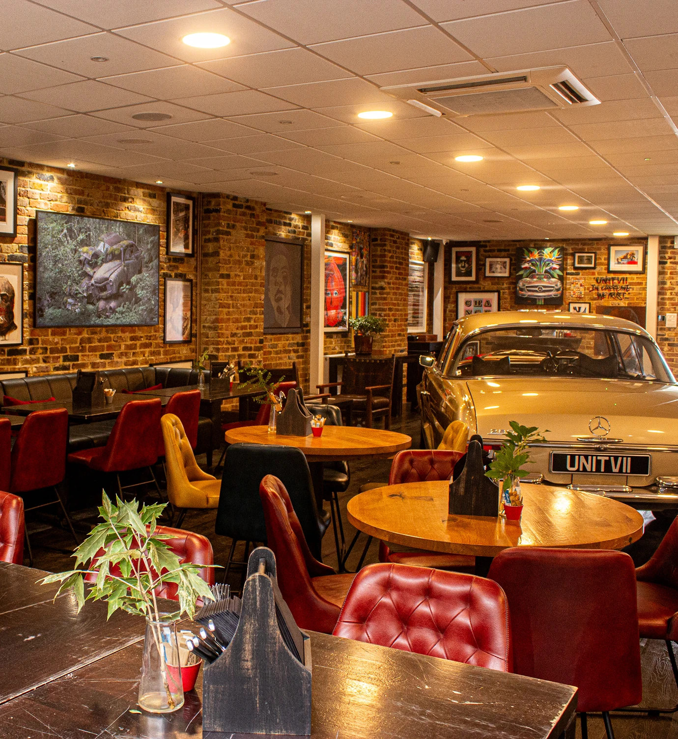 Unit Vii café event space set up for private hire