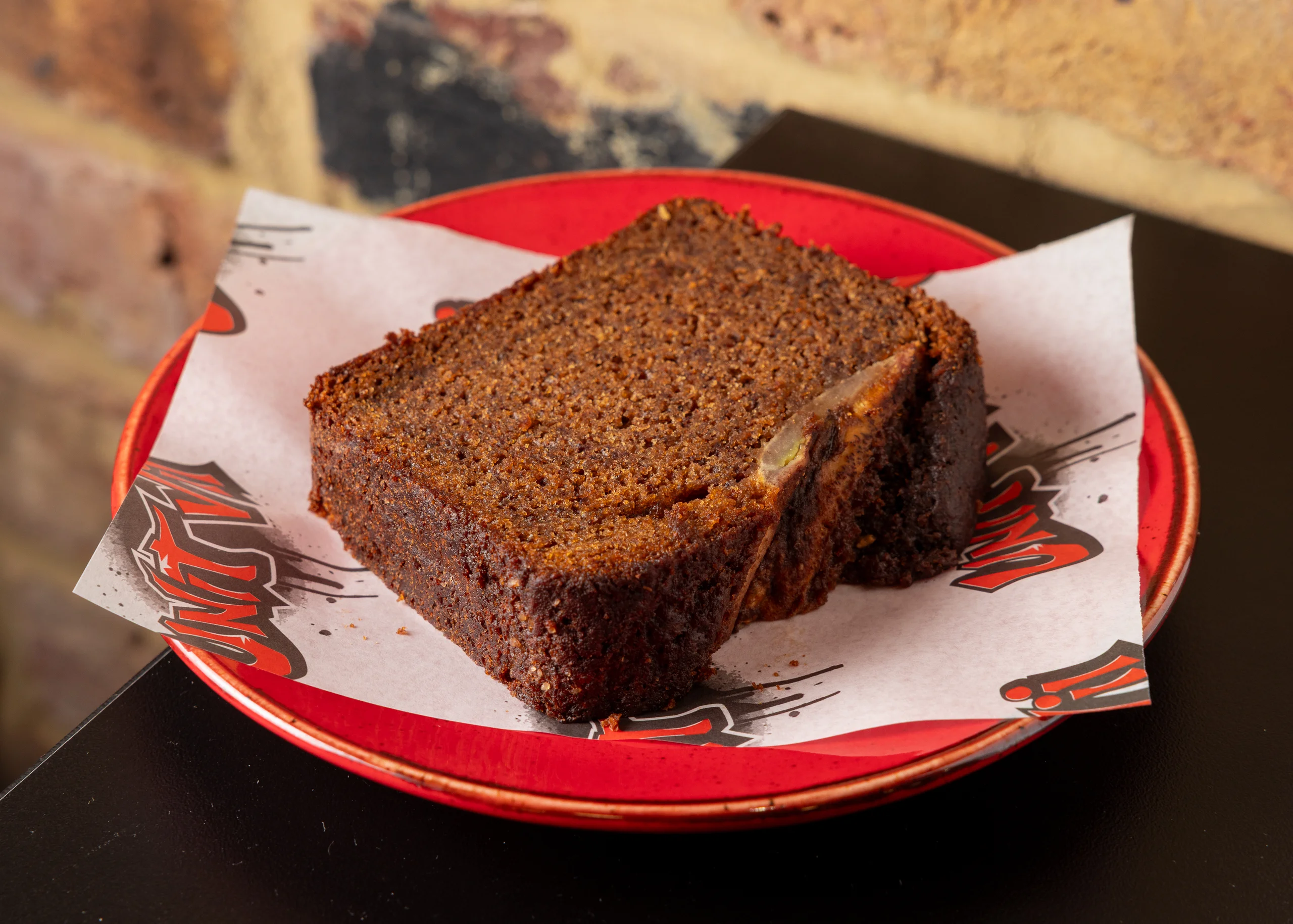 Sticky Ginger Cinnamon Banana Cake
